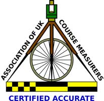 Wilne 10k Certificate of Course Accuracy Association of UK Course Measurers Logo